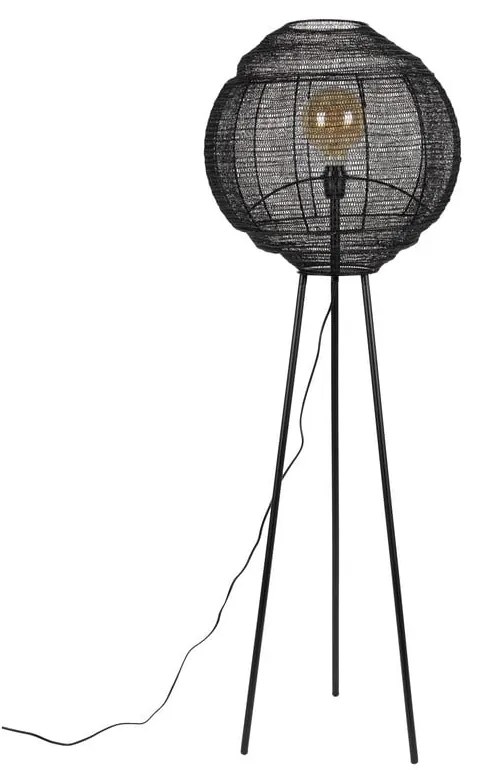 Čierna stojacia lampa Meezan - Dutchbone