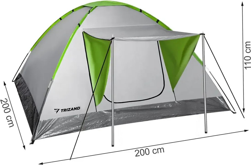 Turistický stan pre 2-4 osoby - Trizand