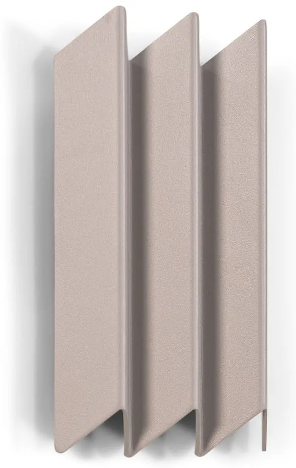 Taupe kovový nástenný vešiak s poličkou 13 cm Sensu – Spinder Design