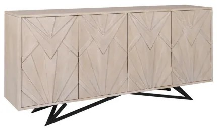 Komoda 45881 170cm Metropolitan Drevo Mango Bielené - Komfort-nábytok