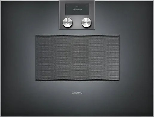 Gaggenau 400 series kombinovaná mikrovlnná rúra 60 x 45 cm, pravé pánty dverí BM450100