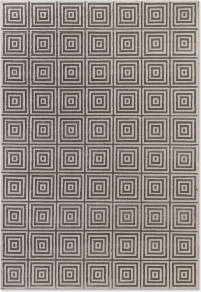 Kusový koberec Perles 106185 White Grey z kolekcie Elle, 160x235, šedá, obývacia izba, ELLE Decoration