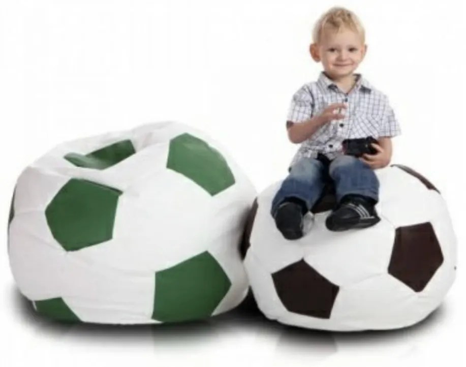 Sedací vak malá bielo čierna futbalová lopta