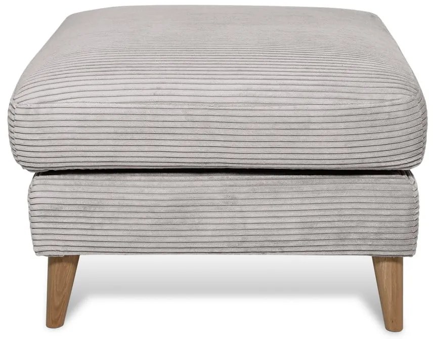 Svetlosivá menčestrová podnožka Paris – Scandic