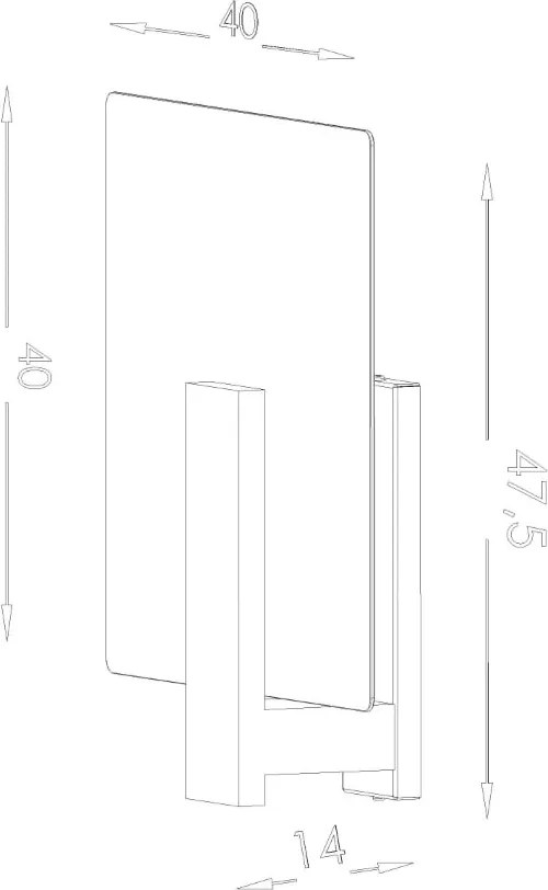 Biele stropné svietidlo so skleneným tienidlom 40x47.5 cm Parola – Sollux