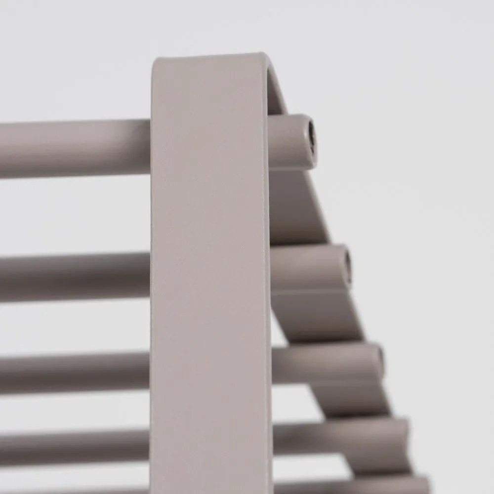 Taupe kovový nástenný vešiak s poličkou 70 cm Rex – Spinder Design