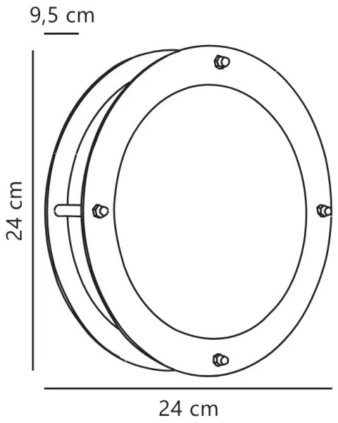 Nordlux - Vonkajšie nástenné svietidlo MALTA 1xE27/60W/230V IP54 strieborná