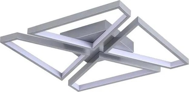 Searchlight 36520SI - LED Stmievateľné stropné svietidlo QUATRO LED/29W/230V 40x40 cm