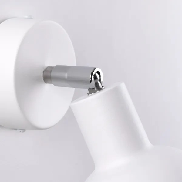 Sollux SL.1313 - Nástenné bodové svietidlo ELBA 1xE27/15W/230V biela