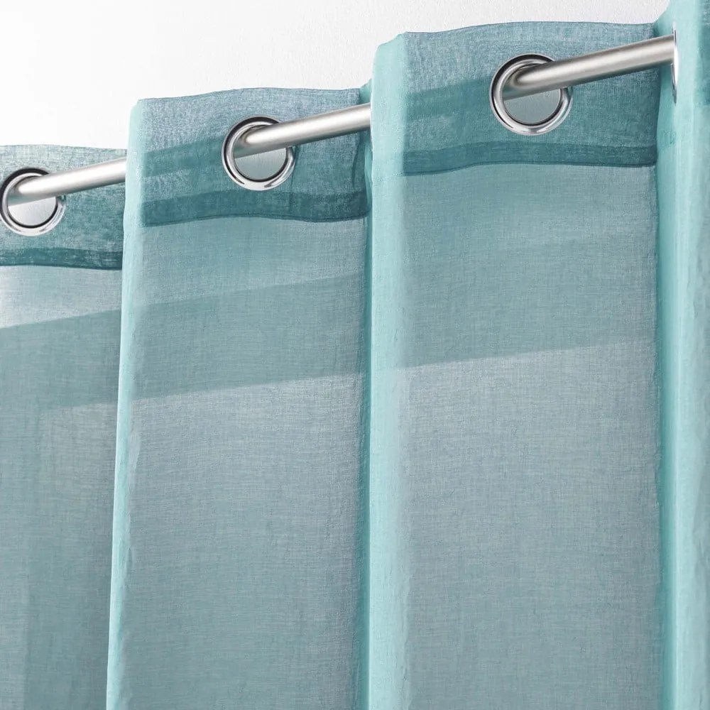 Tyrkysová záclona 140x240 cm Telma – douceur d'intérieur