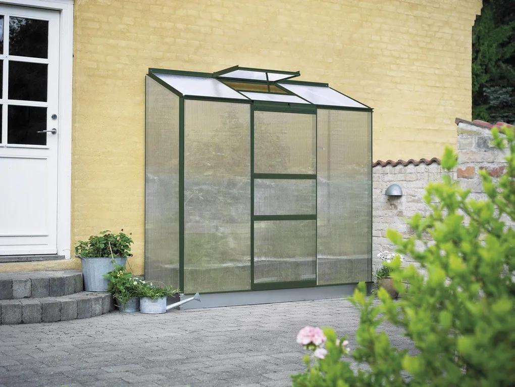 Skleník Halls Altan, Altan 3 / 1.33 m2, 3 mm tabuľové sklo, Zelená