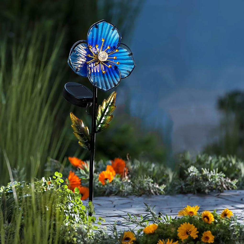 Záhradný zápich Anemone, modrý