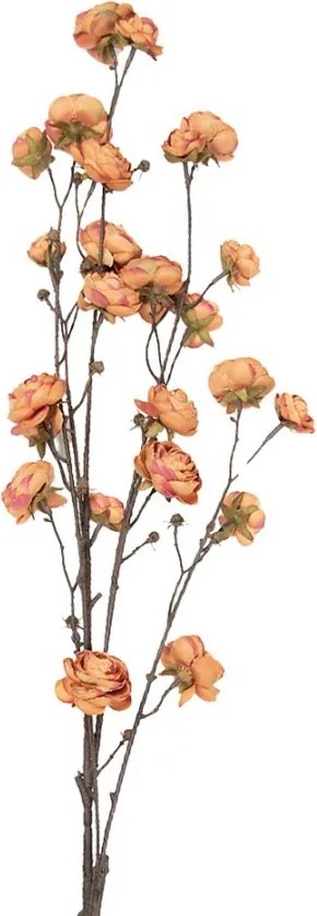 Vetvička čerešňa s oranžovou kvetmi Cherry Blossom - 15*15*115 cm