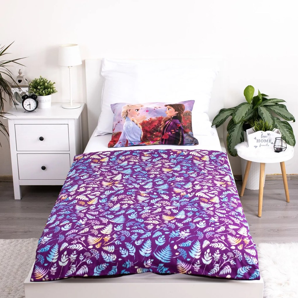 Jerry Fabrics Obliečky do postieľky 100x135 + 40x60 cm - Frozen 2 "Wind"