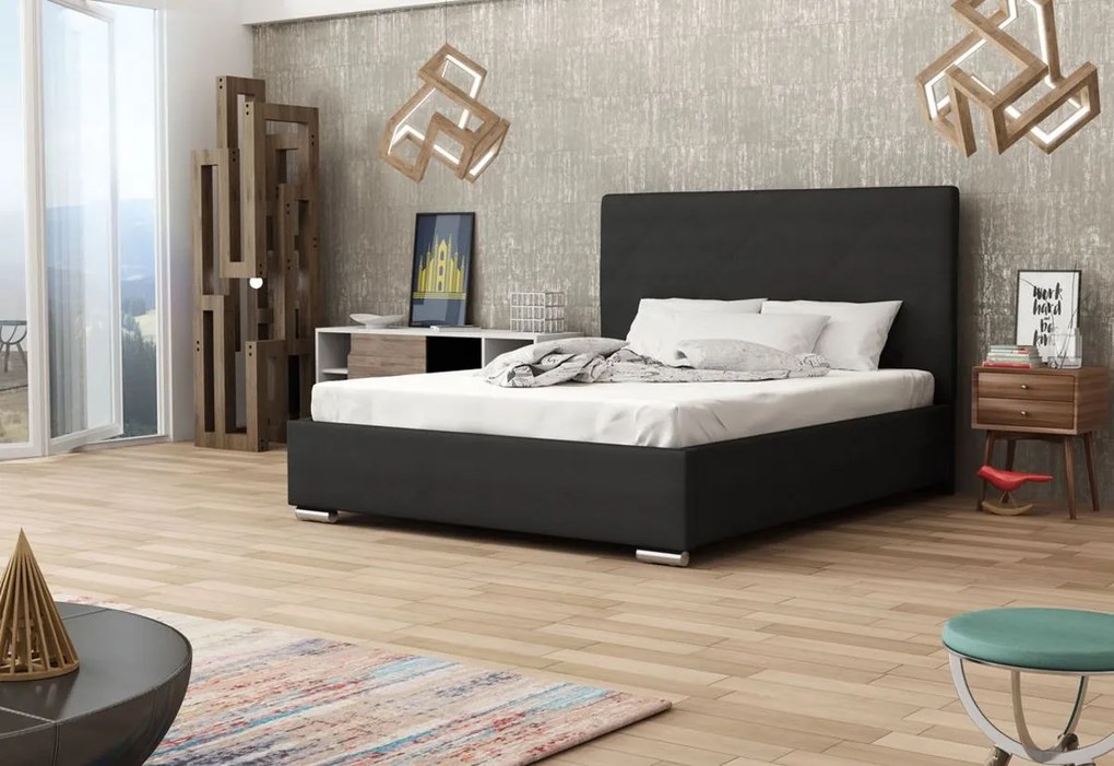 Čalúnená posteľ NASTY 5 + rošt + matrace, sofie 20, 140x200 cm