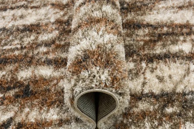 Koberec SHAGGY PUFFY Y615B antracitový / medený