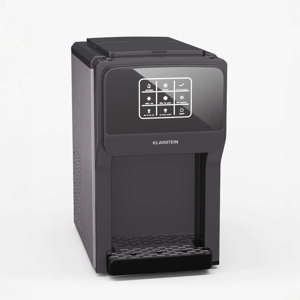 Klarstein ArcticBlend 3v1 výrobník ľadu, 20 kg/24h, Bullet Ice, Drvený ľad, Dávkovač vody