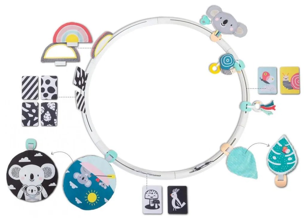 Taf Toys - Interaktívny hrací kruh pr. 90 cm koala