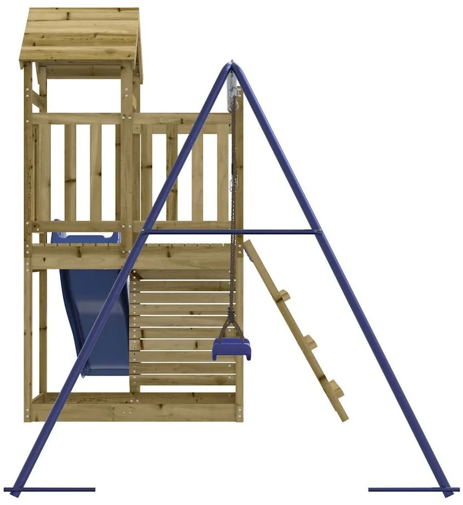 Vonkajšia súprava na hranie impregnovaná borovica