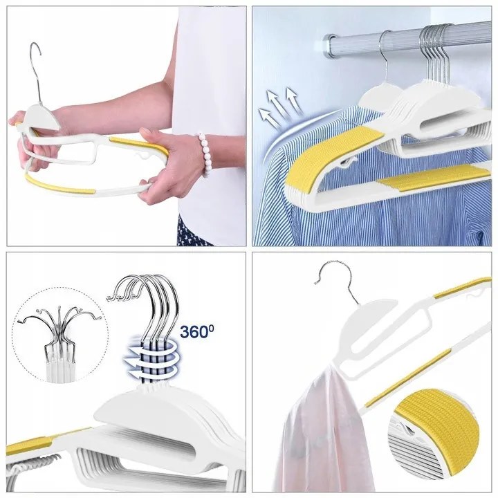 Sada 20 ks ramínek FLEXI bílo-žlutá