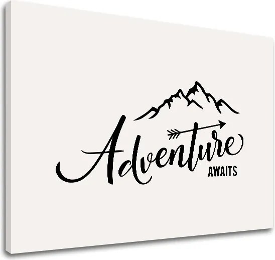 Motivačný obraz na stenu Adventure awaits_002