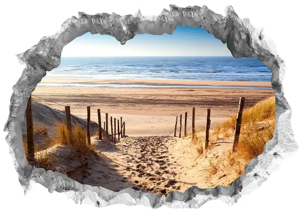 Wandtattoo Fototapeta 3D kámen Pláž lepící |Nálepka na zeď| | BIANO