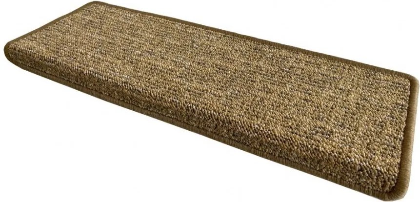 Nášľapy na schody Alassio zlatohnedé obdĺžnik, samolepiaci - 24x65 obdĺžnik (rozmer vrátane ohybu) Vopi