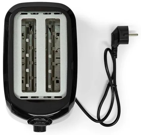 Nedis KABT150EBK - Hriankovač s dvoma otvormi 700W/230V čierna
