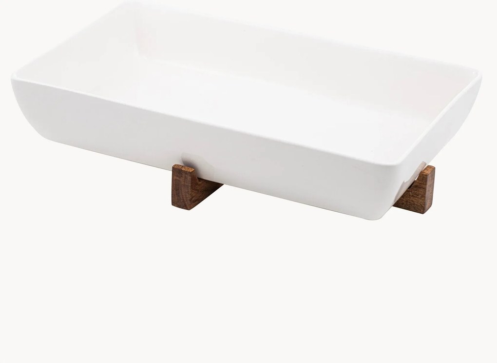 Porcelánová servírovacia miska's podložkou Alto