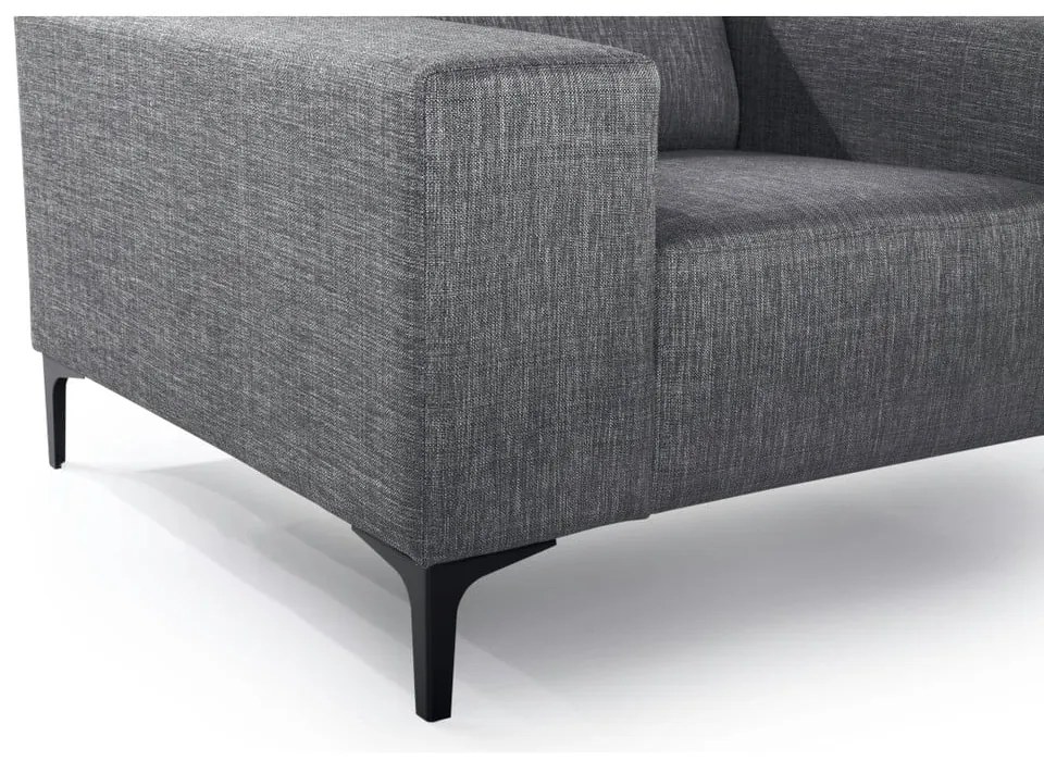 Tmavosivé kreslo Diva - Scandic