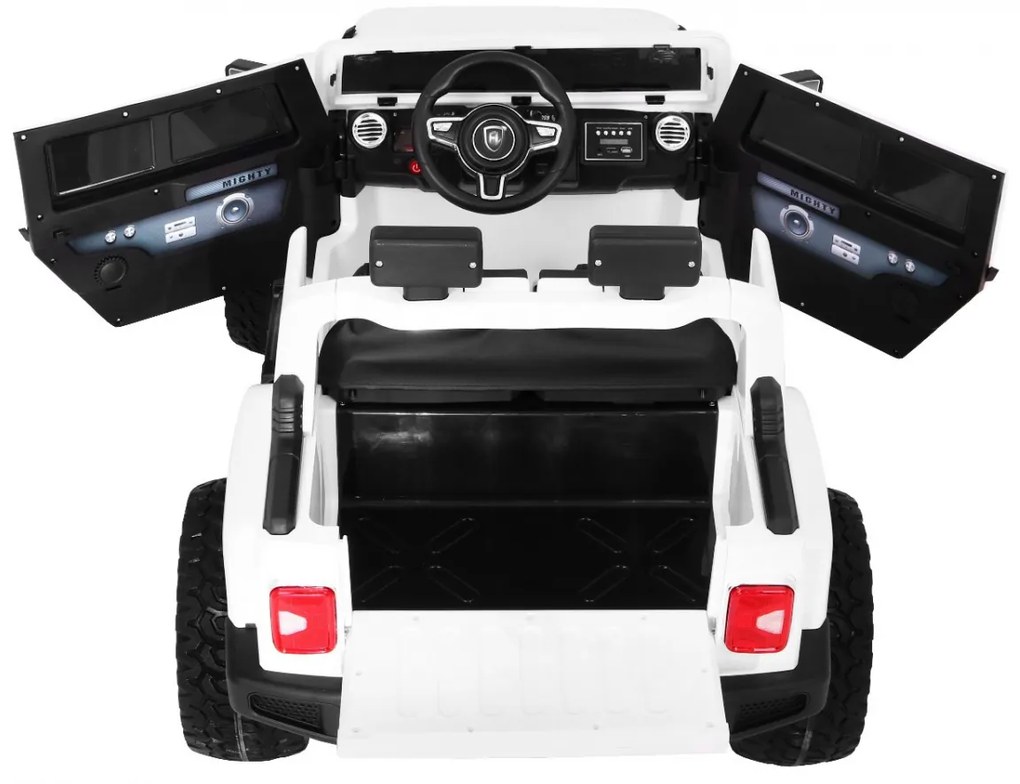 Elektrické autíčko Mighty Jeep 4x4 Ramiz 1668 - biele