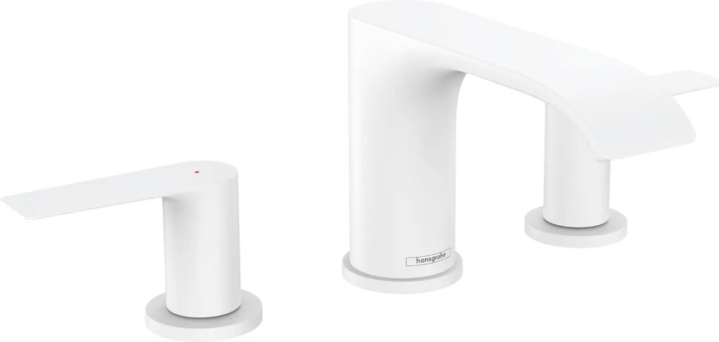 Hansgrohe Vivenis, umývadlová batéria s výpustom, 3-otvorová inštalácia, EcoSmart, biela matná, HAN-75033700