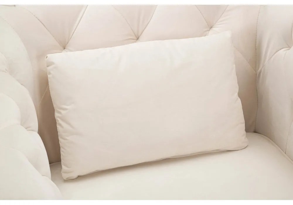 Krémové kreslo Praga – Mauro Ferretti