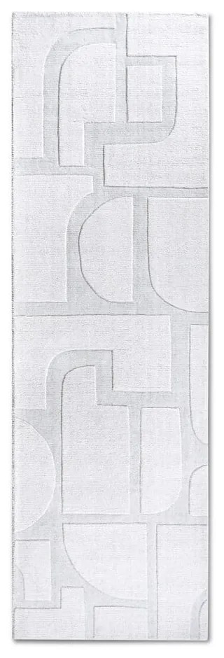 Krémovobiely ručne tkaný vlnený behúň 80x250 cm Alexis – Villeroy&amp;Boch