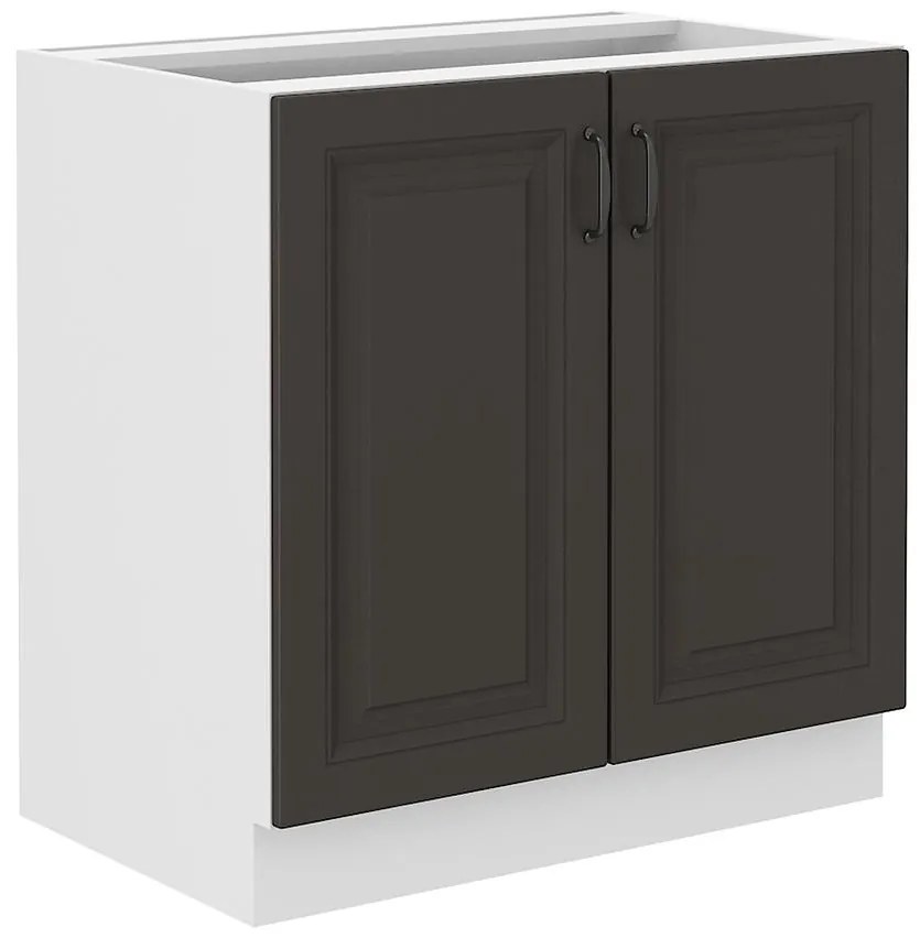 Kuchynská skrinka STILO grafit mat/biely 80d 2f bb