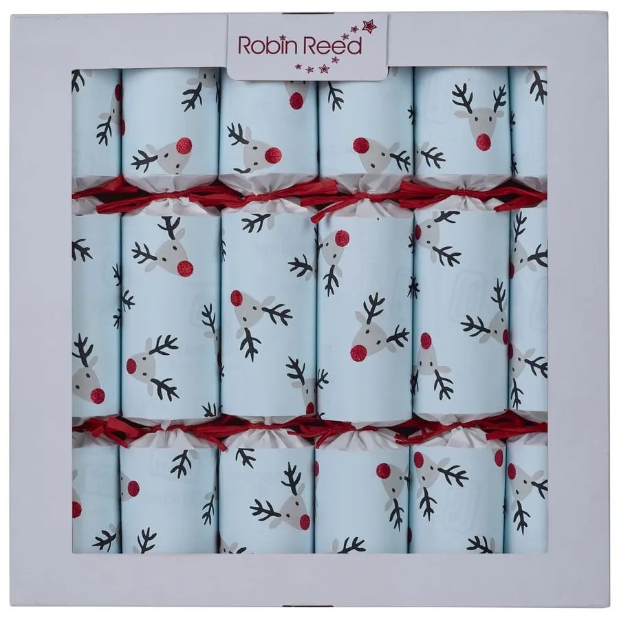 Vianočné crackery v súprave 6 ks Reindeer – Robin Reed