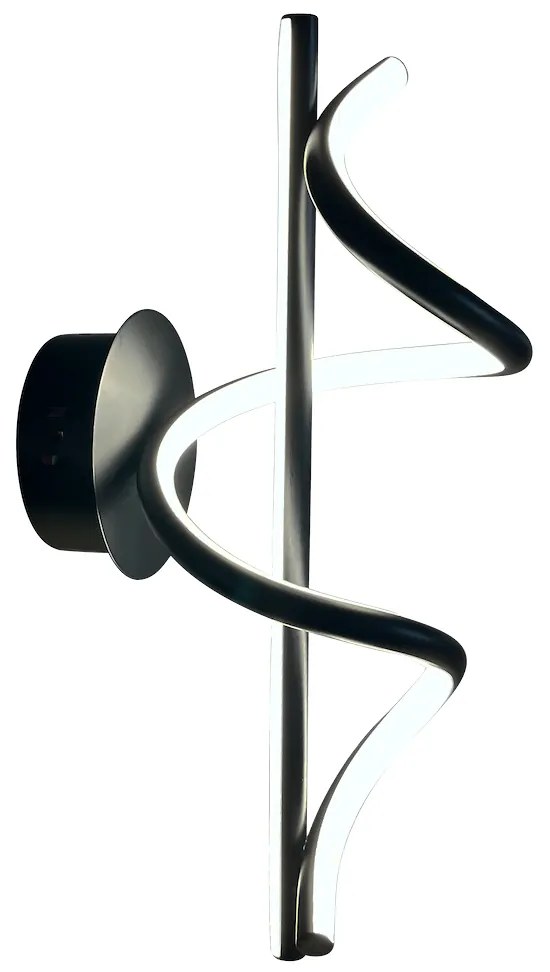 Nástenné LED svietidlo Twist, 2x LED 12w, 4000k, b