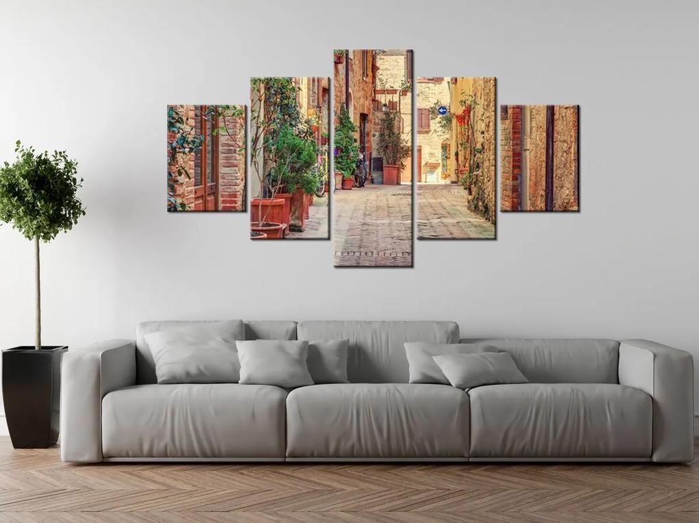 Gario Obraz na plátne Stará cestička v Toskánsku Veľkosť: 160 x 80 cm