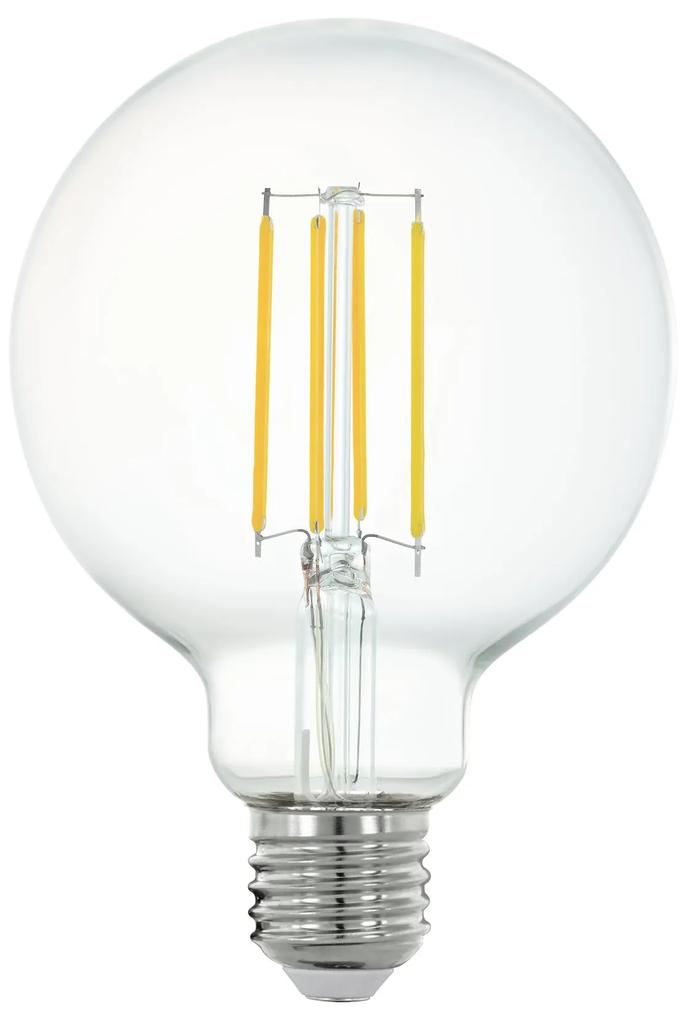 EGLO Múdra LED žiarovka, E27, G95, 6W, 806lm, 4000K, neutrálna/denná biela
