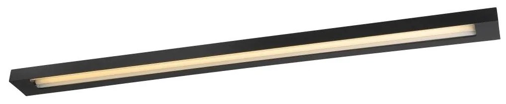 Lucide 23218/56/30 - Nástenné svietidlo LINO 2xG5/28W/230V čierne