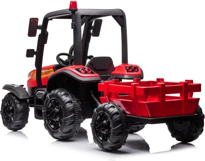 LEAN CARS BLT-206 Batériový traktor červený
