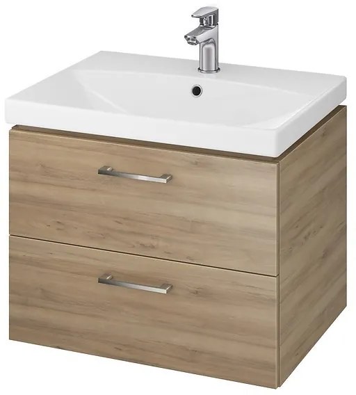 Umývadlová skrinka s umývadlom CERSANIT LARA CITY 60 (S801-143-DSM) orech