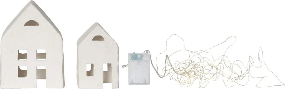 Biela vianočná svetelná dekorácia 2 ks Plain – Star Trading