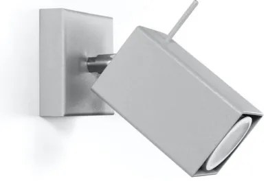 Sollux SL.0455 - Nástenné bodové svietidlo MERIDA 1xGU10/40W/230V šedá