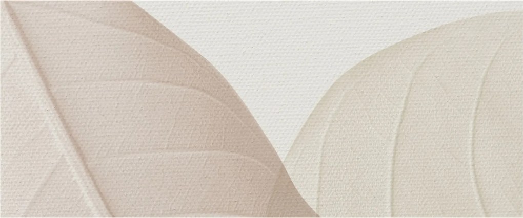 Obraz - Texturované listy (120x50 cm)