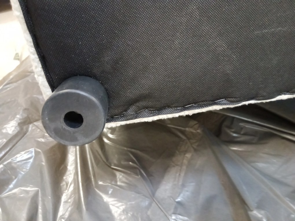 AKCE Rozkladacia sedacia súprava do U SMART BOUCLE 303x143 cm, tmavo béžová II. akosť