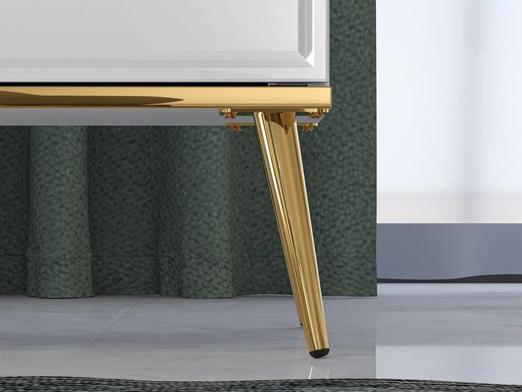 KOMODA BELLINI BIELY VYSOKÝ LESK 160 cm