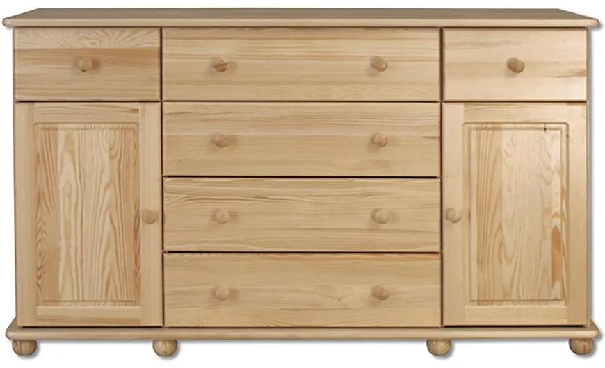 Komoda z Borovice KD124 surová