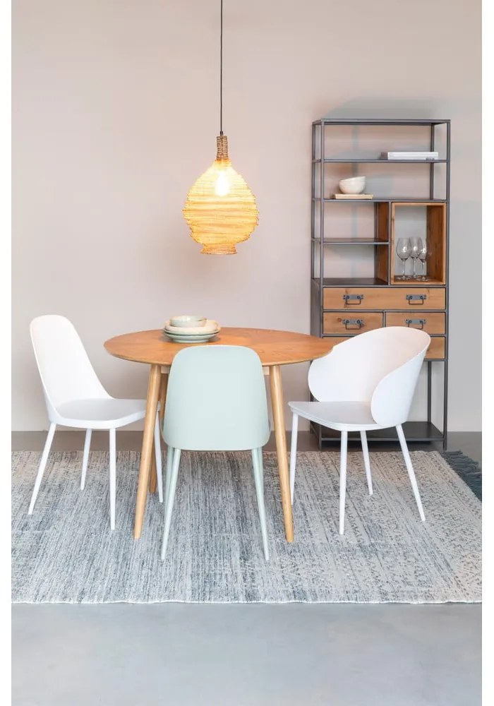 Závesné svietidlo v zlatej farbe White Label Lena, ø 37 cm