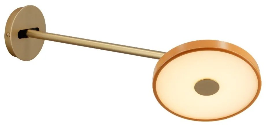Oranžové LED nástenné svietidlo so stmievačom ø 15 cm Asteria Wall Long – UMAGE